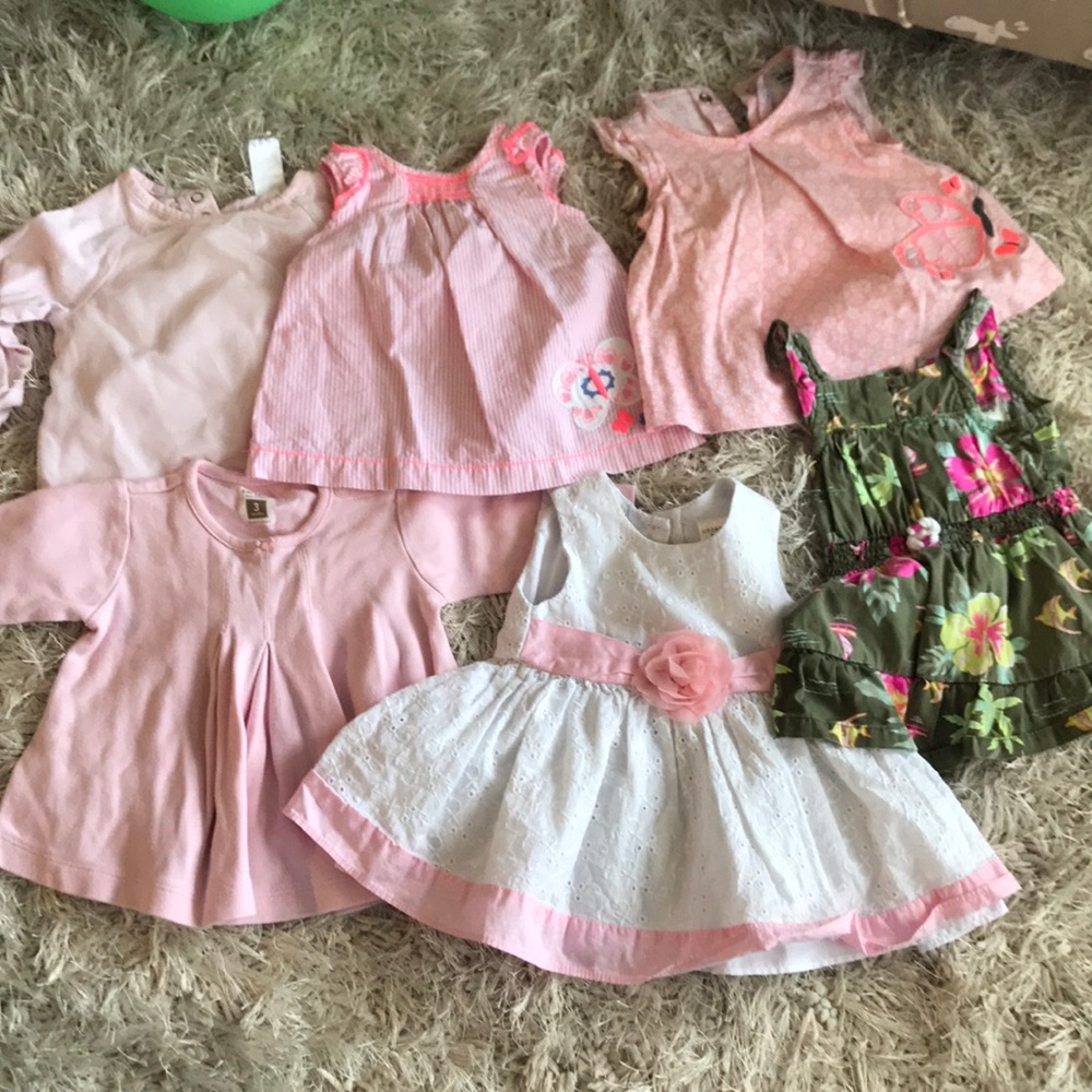 0-3 to 3-6 month baby girl clothes